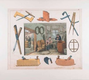 Bilderbogen: "Küfer (Böttcher)"