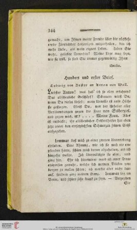 (Hundert und erster Brief - Hundert und fünfter Brief)
