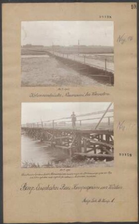Im Westen: Kolonnenbrücke "Naumann" bei Warneton