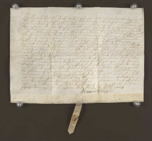1724 März 18. Lehnsbrief der v. Exterde für Kleinsorgen (Grevenmasch).