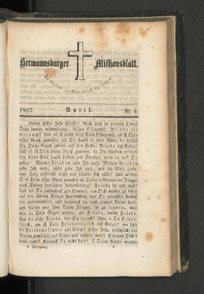 Nr. 4. April. 1857.