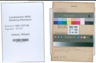 Entnazifizierung Wilhelm Vietoris , geb. 08.05.1896 (Dentist)