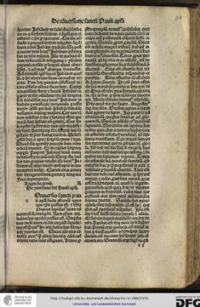 Conversio sancti Pauli apostoli facta est eodem anno quo Christus passus est...
