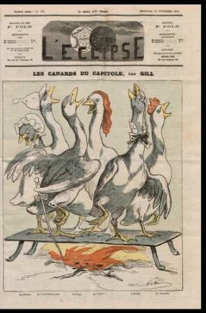 Les canards du capitole, par Gill