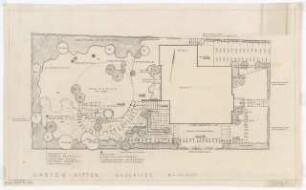 Garten Ritter, Berlin-Nikolassee: Gartenplan 1:100