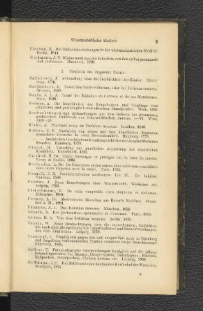 2. Medicin im engeren Sinne.
