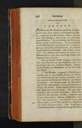 Geschichte der Parther.