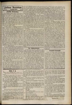 Dritte Ausgabe vom Samstag, den 22. März 1913.