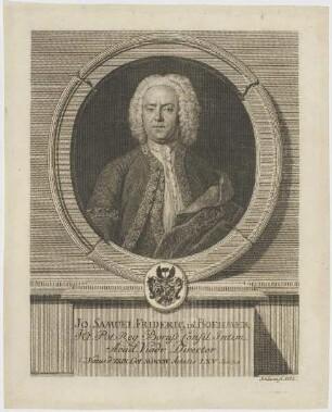 Bildnis des Jo. Samuel Fridericus de Boehmer