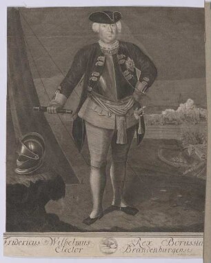 Bildnis des Fridericus Wilhelmus, König von Preußen
