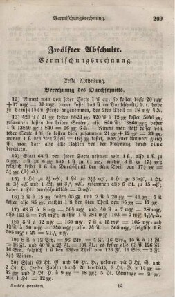 Zwölfter - Fünfzehnter Abschnitt.