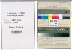 Entnazifizierung Gerhard Busch , geb. 04.04.1913 (Strassenbahner)