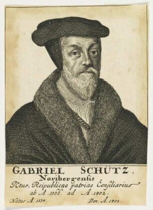 Bildnis des Gabriel Schütz