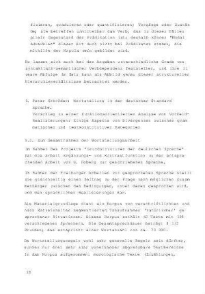 Wortstellung in der deutschen Standardsprache : Vorschlag zu einer funktionsorientierten Analyse von Vorfeldrealisierungen : einige Aspekte von Divergenzen zwischen grammatischen und textkonstitutiven Kategorien