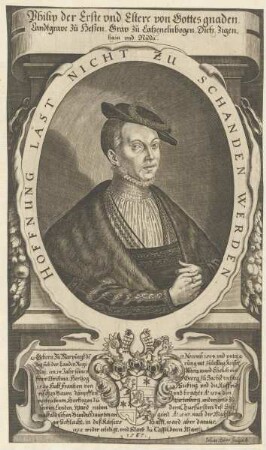 Bildnis von Philipp I., Landgraf zu Hessen