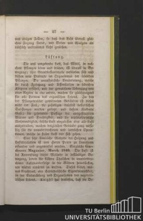 Lüftung.
