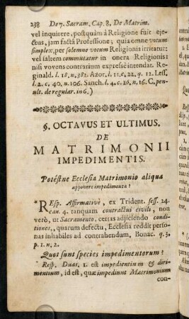 238-248, Potéstne Ecclesia Matrimonio aliqua... - Cognatio.