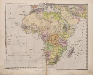 Afrika, Staatenkarte