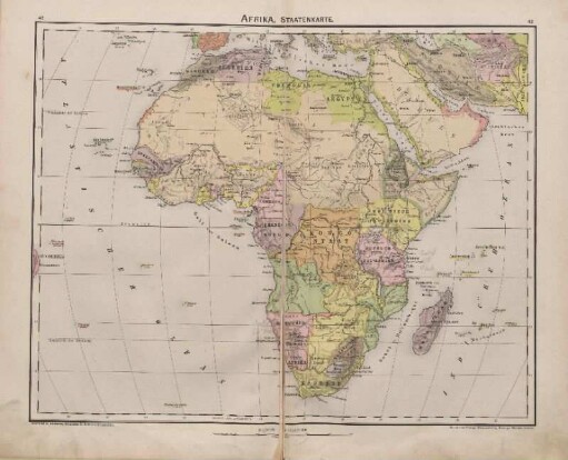 Afrika, Staatenkarte