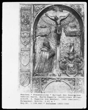 Epitaph des Kanonikus Gabriel Barth und seiner Frau Margaretha