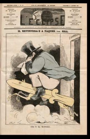 Il reviendra-z à Pâques, par Gill