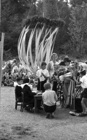 Abschlußfest im Waldheim "Gustav-Jacob-Hütte" des Evangelischen Gemeindedienstes.
