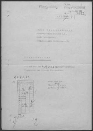 Kleinbottwar: Pfarrbericht 1959