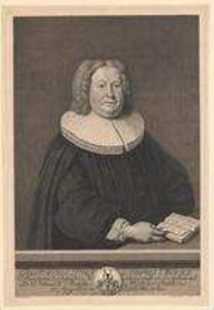 Gustav Philipp Mörl (d.Ä.), Antistes bei St. Sebald, Professor und Bibliothekar; geb. 26. Dezember 1673
