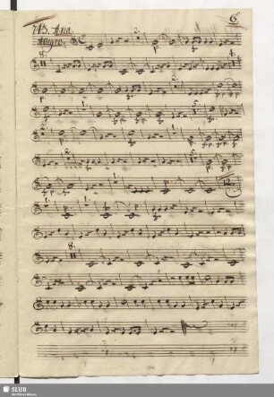 743. Aria: Non parlar più da lontano / Paisiello, G.