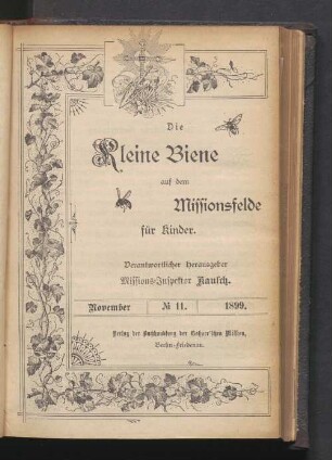 November N° 11. 1899