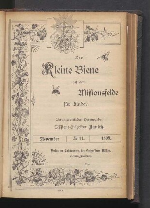 November N° 11. 1899
