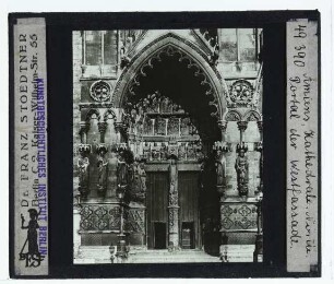 Amiens, Kathedrale Notre Dame : Westfassade, Nordportal