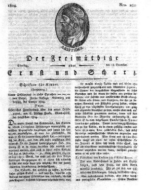Nro. 252., Dienstag den 18. December