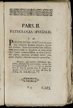 Pars II. Pathologia Specialis.