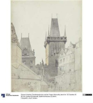 Die Moldaubrücke auf der Prager Kleinseite