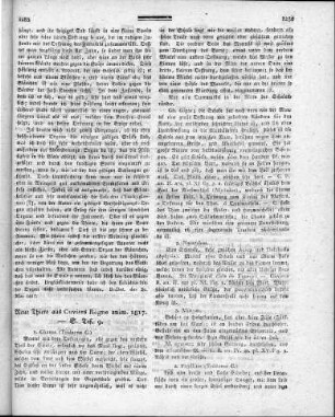 Neue Thiere aus Cuviers Règne anim., 1817