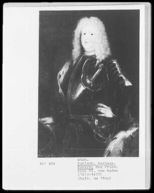 Portrait des Friedrich VI. von Baden (1617-1677)