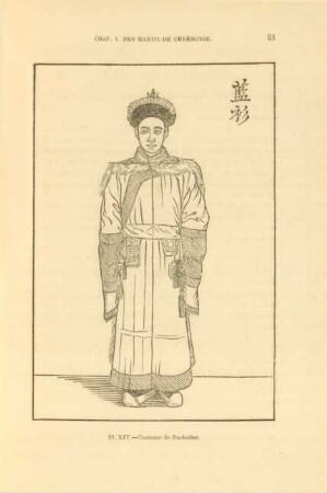 Pl. XIV. - Costume de Bachelier