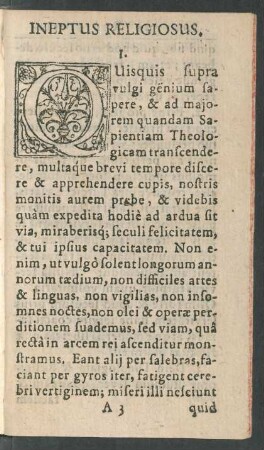 Ineptus Religiosus.