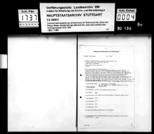 Erhebungen über die jüdischen Einzelschicksale in alphabetischer Folge der Wohnorte: Mühringen - Müllheim