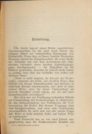Elektricität direkt aus Kohle