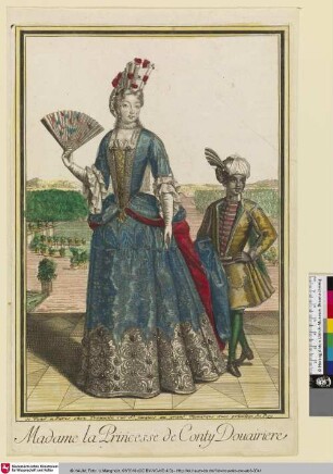 Madame la Princesse de Conty Douairiere [Marie Anne de Bourbon de Conti]