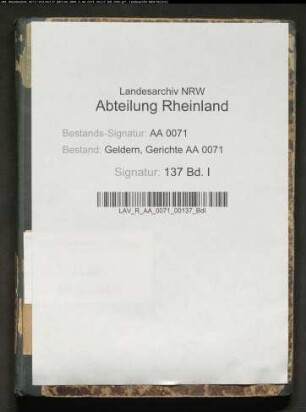 Rechnungen von Krickenbeck und Erkelenz