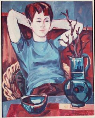 Frauenbildnis (1969), Gemälde von Christian Herold (Maler aus Radeberg)