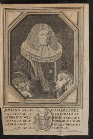 [Kupferstichporträt des Johann Sigismund Muffel]