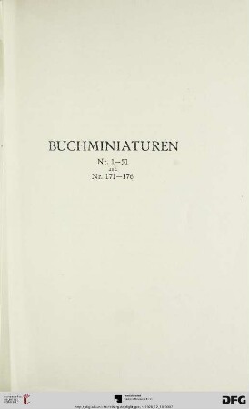 Buchminiaturen (Nr. 1-51)