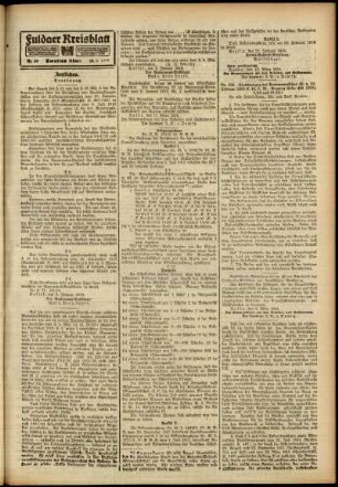 Zweite Ausgabe vom Montag, den 24. März 1919.