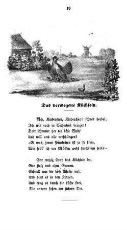 Das verwegene Küchlein.