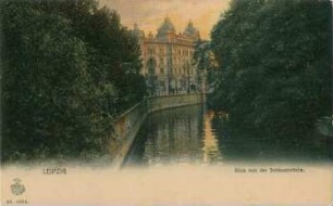 Leipzig: Blick von der Schlossbrücke