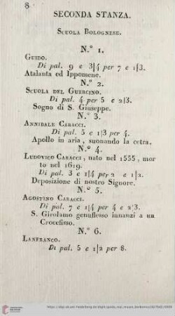 Seconda stanza
